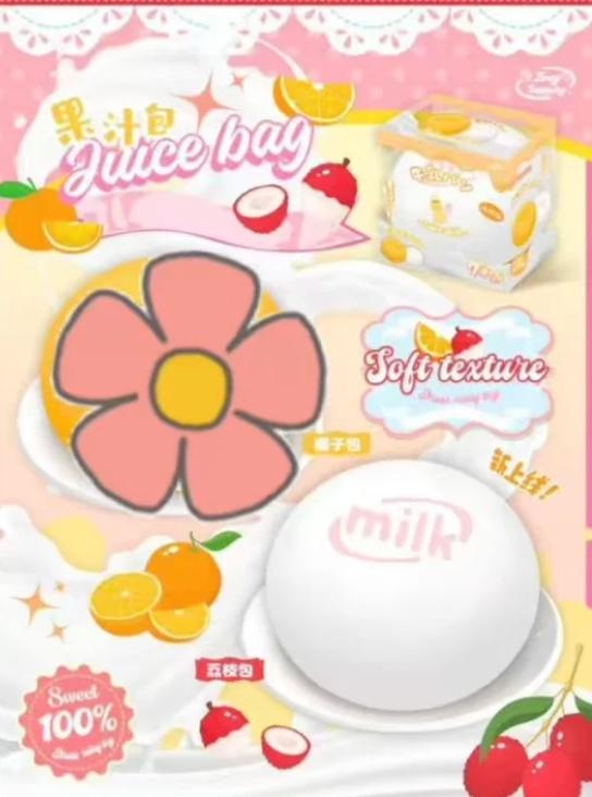Zoey Juice Bun (White) (Sticky back)