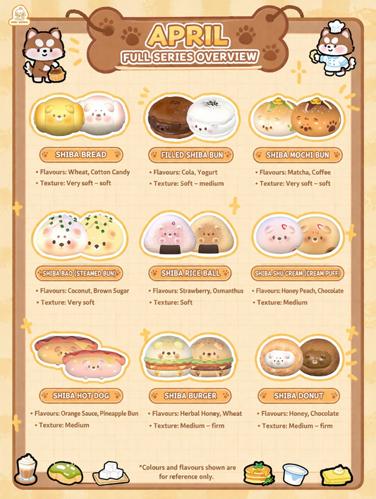 NEW 3an April Shiba series squishy
