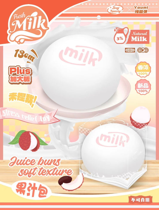 Zoey Milk Bun (Sticky back)